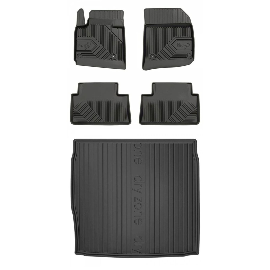 Satz Fussmatten und Gummimatte für Citroen C5 II 2008-2017