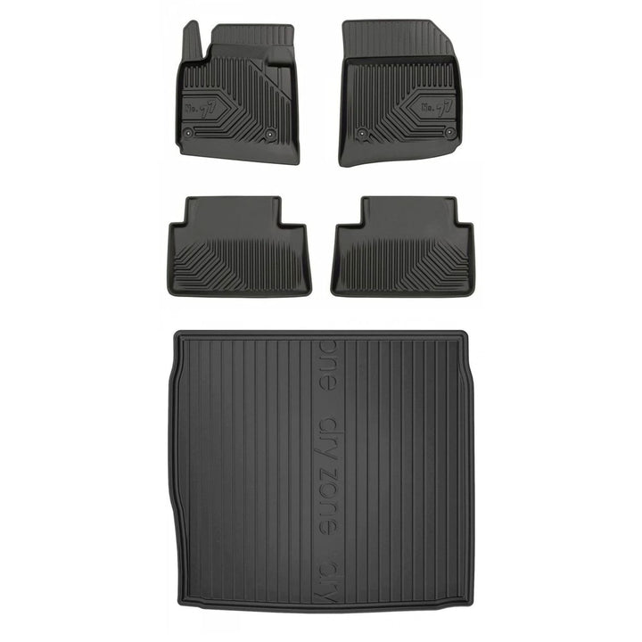 Satz Fussmatten und Gummimatte für Citroen C5 II 2008-2017