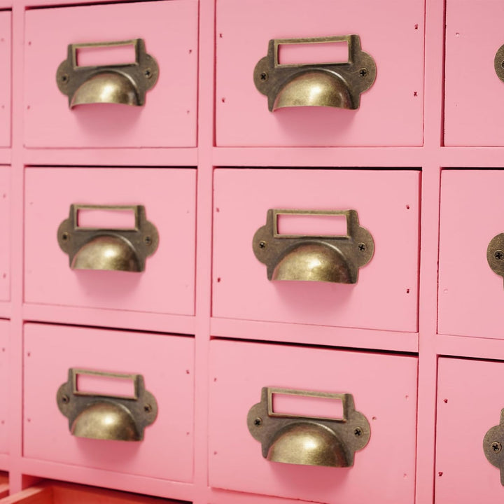 Schreibtisch-Schubladen-Organizer, Holz Kartenkatalogschrank mit 16 Schubladen, Schlafzimmer-Organis