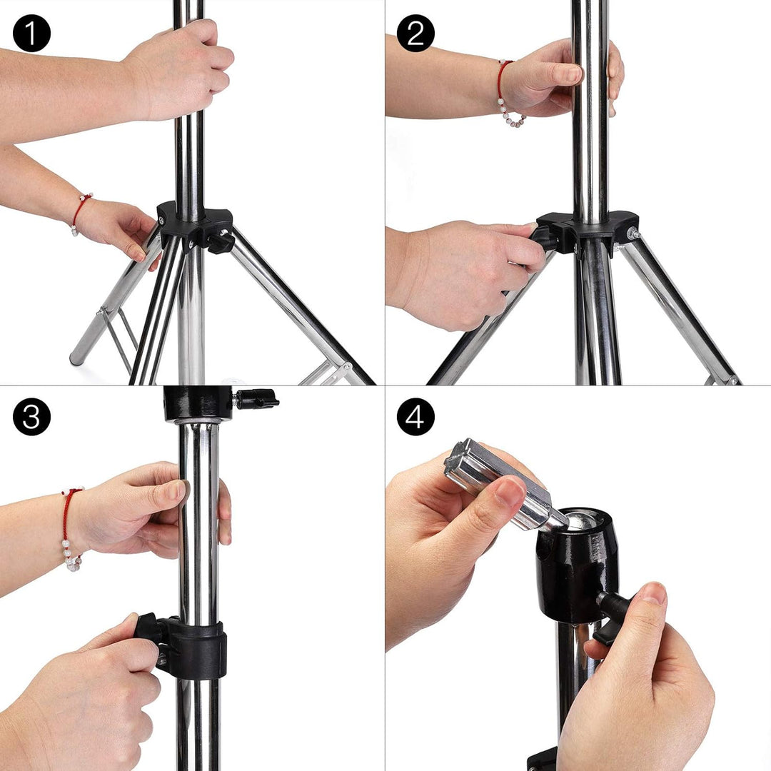 Neverland 84cm-150cm Übungskopfshalter Übungskopfarbeitsständer für Übungskopf Verstellbare Stativ f
