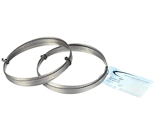 SMI 2er SET Bandsägeblatt Bi-Metall M42 Abmessung 1640 x 13 x 0,65 mm 6/10 ZpZ z.B für Güde MBS 115