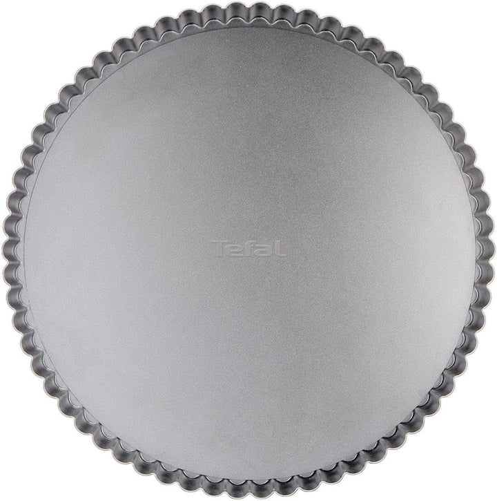 Tefal j1641514 Tart Mould Loose Base, Stahl, 28 cm, rot