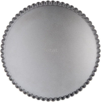 Tefal j1641514 Tart Mould Loose Base, Stahl, 28 cm, rot