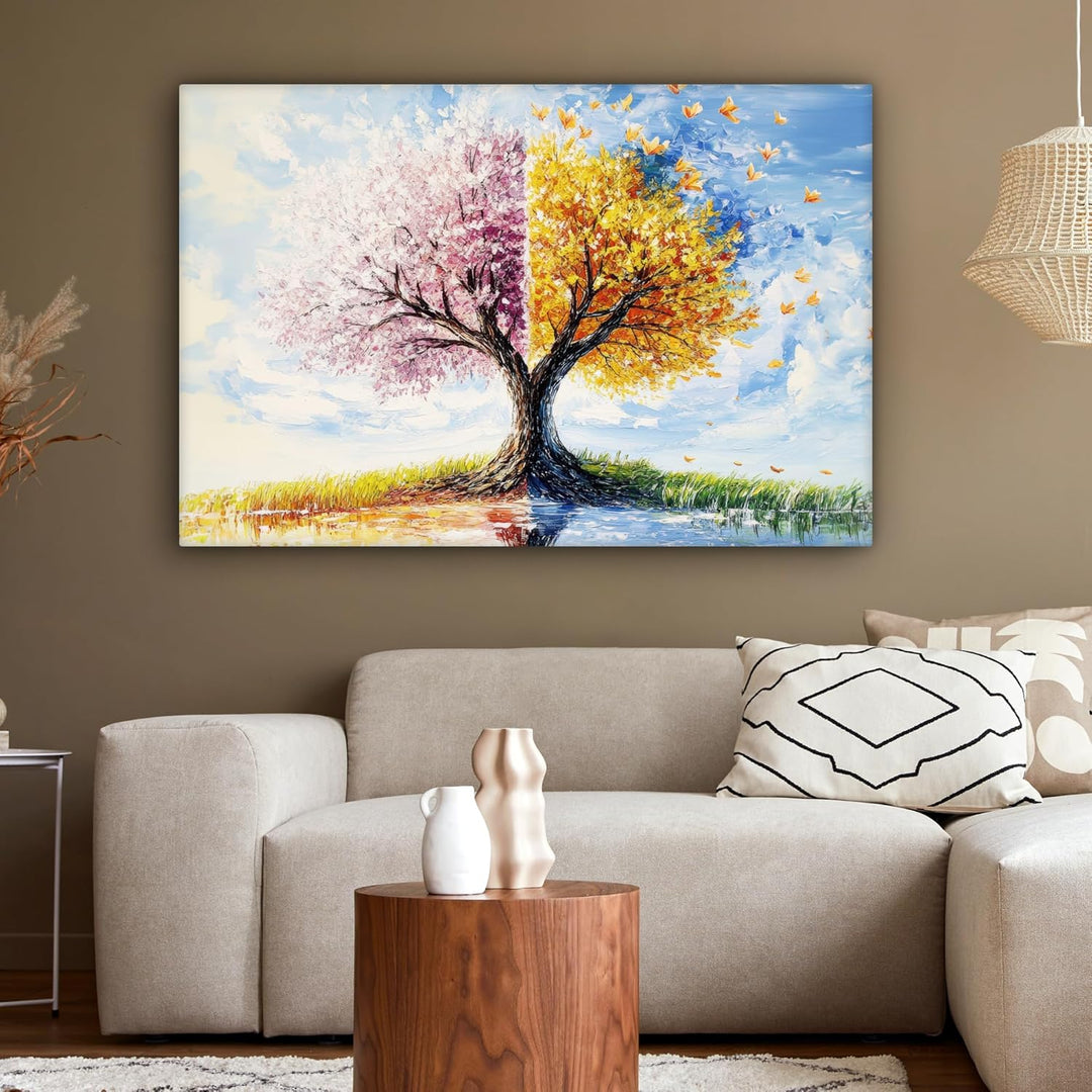 MuchoWow© Leinwandbild Gross 120x80 cm XXL Dekoration Wohnzimmer Bilder Pictures Wall Decoration Liv