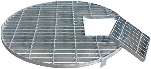 Set: PE Becken / Rundbecken + Abdeckgitter D=66cm, H=35cm, 90L für Wasserspiele u. Brunnen INTERGARD