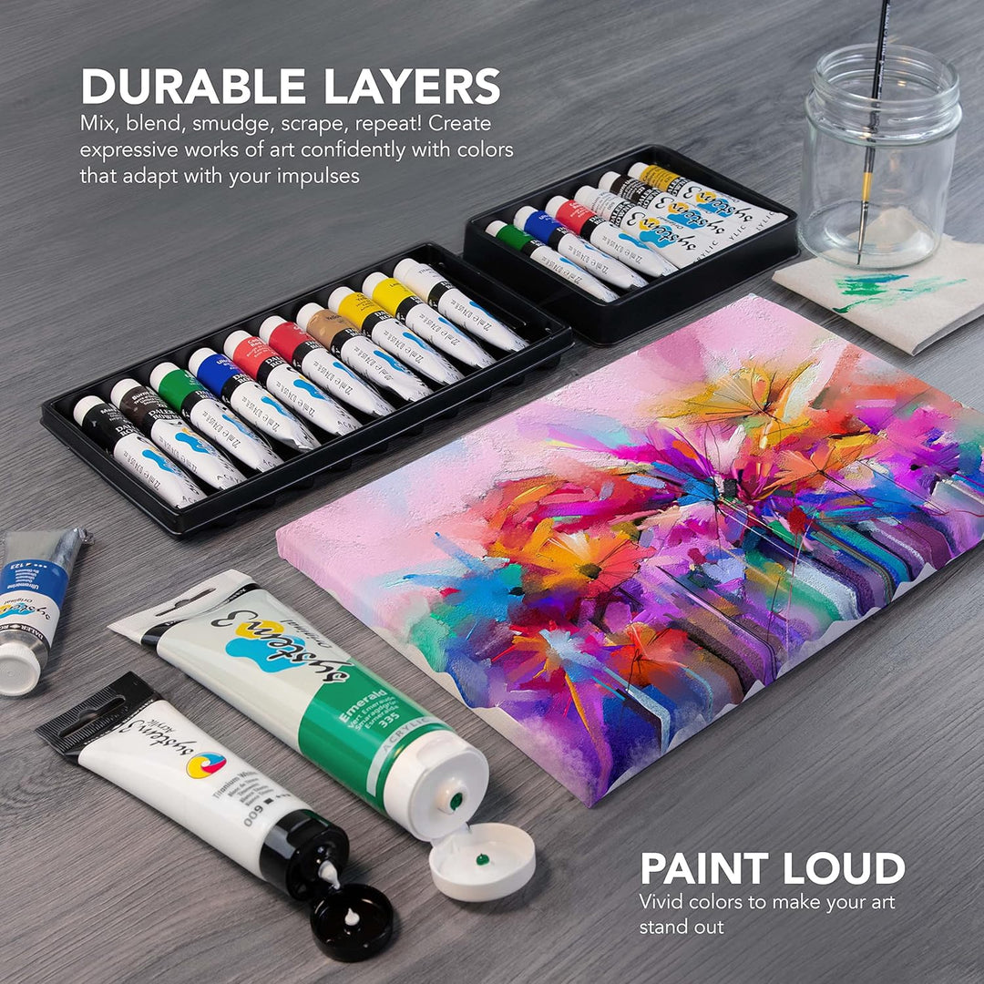 Daler Rowney System 3 Acrylfarben, 500ml, Prussian Blue [Spielzeug]