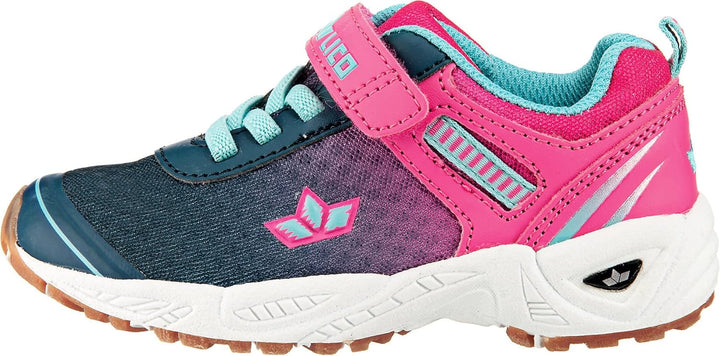 Lico Unisex Kinder Barney Vs Sneaker, Marine Pink Türkis