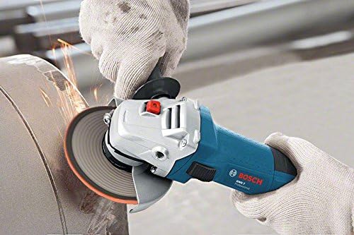 Bosch Professional Winkelschleifer GWS 7-115 (Scheiben-Ø 115 mm, inkl. Zusatzhandgriff, Aufnahmeflan