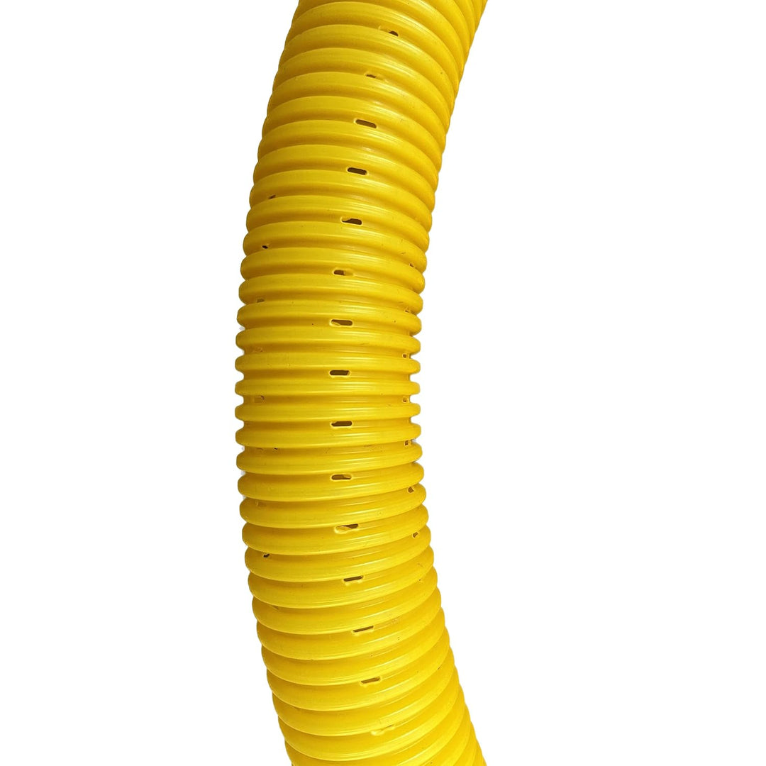 Drainagerohr DN50 25m gelocht mit geovlies Filterschlauch Drainagevlies | gelb PVC-U |Entwässerungss
