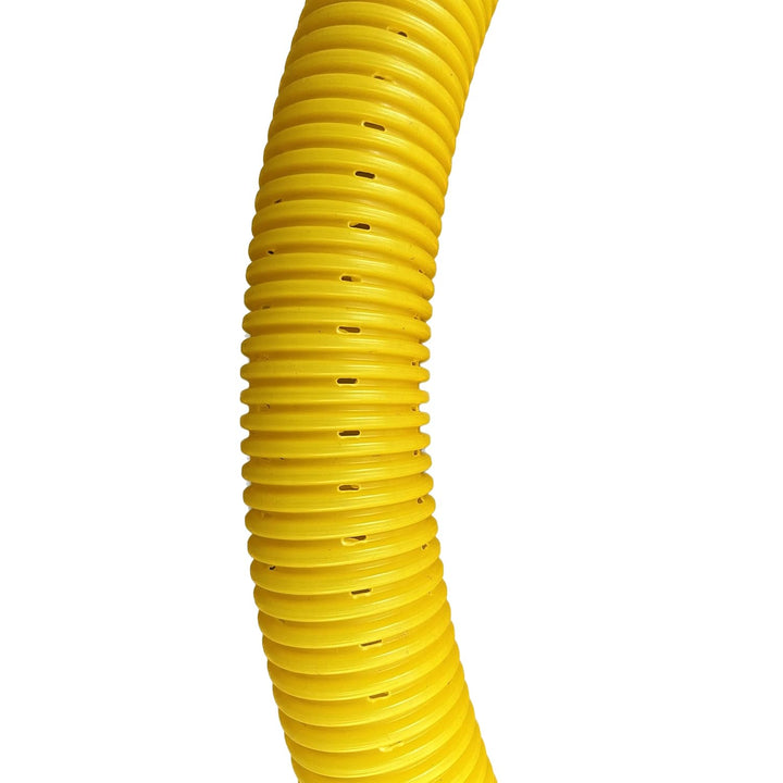 Drainagerohr DN50 25m gelocht mit geovlies Filterschlauch Drainagevlies | gelb PVC-U |Entwässerungss