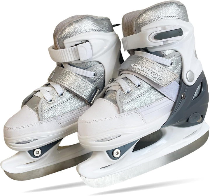 EXPLORER Cantop Schlittschuhe Kinder verstellbar Grössen 30-41 für Jungen, Mädchen und Damen und Her