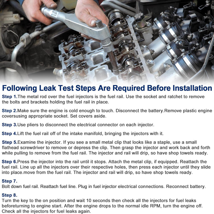 A ABSOPRO 6 Stück Auto Einspritzdüse Ersatz 0280156007 für Chrysler Town Country