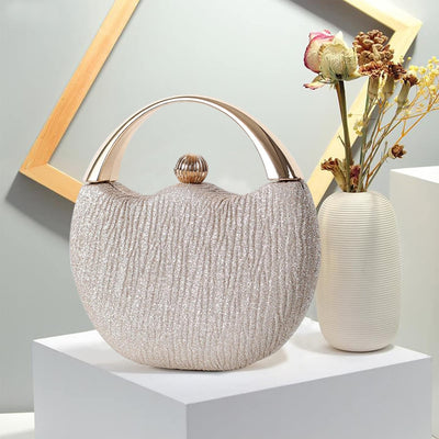 CORIOS Damen Abendtasche Funkelnd Clutch Glitzer Henkeltasche Glänzend Umhängetasche Hochzeit Brautb