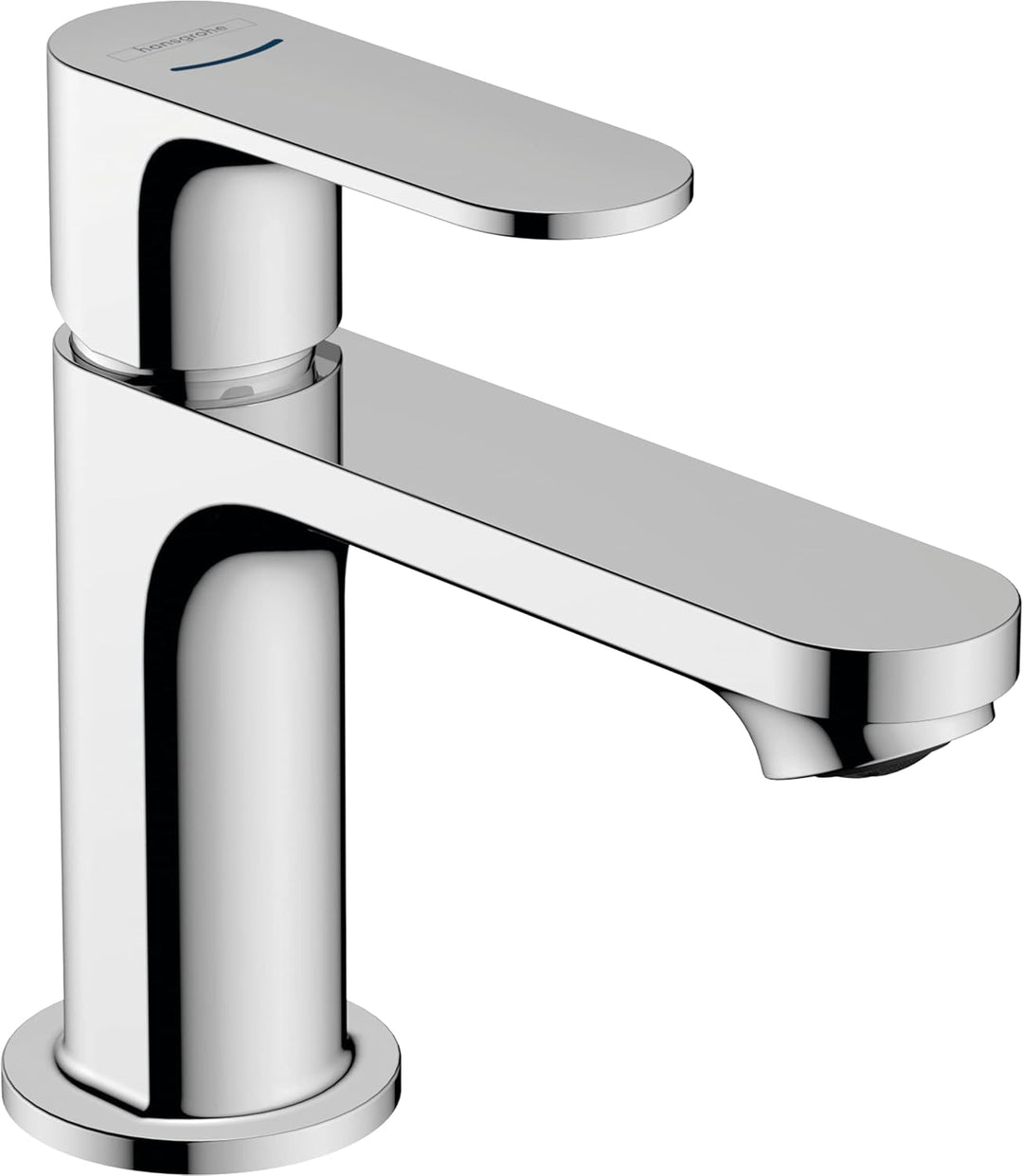 hansgrohe Rebris S - Waschtischarmatur für Kaltwasser ohne Ablauf, Wasserhahn für Gäste WC mit Ausla