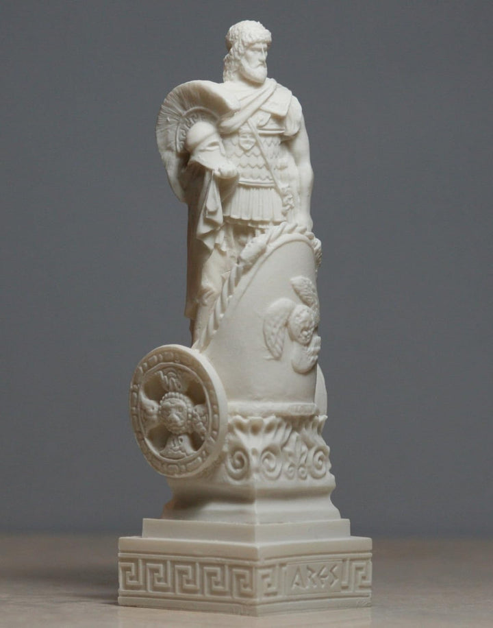 Ares Mars Griechische Gott des Krieges Alabaster Statue Skulptur Figur handgefertigt 170 ΄ ΄