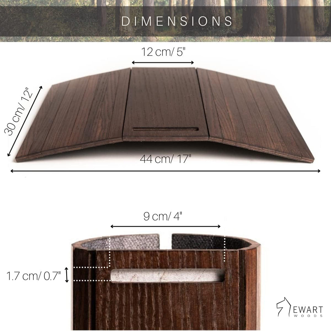 EWART WOODS Holz Sofa Armlehne Tablett Protektoren Armlehne Tisch Sofa Tisch Untersetzer Sofa Tablet