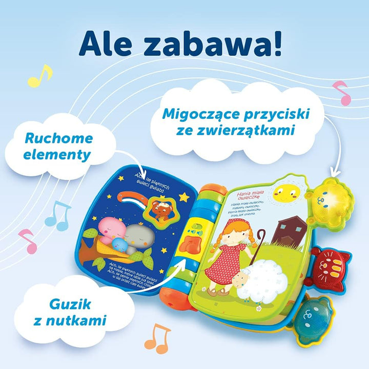 Trefl VTech Książeczka Bajeczka Elektroniczna Zabawka Edukacyjna dla Dzieci od 9 miesięcy