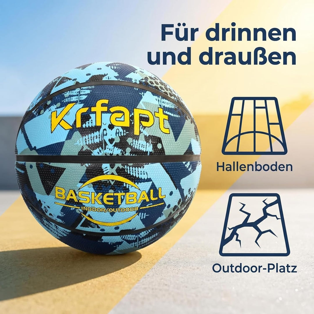 Basketball Kinder Grösse 5 & 3 Grösse 7– Weicher Mini-Ball mit Griffiger Oberfläche, Ideal für Schul
