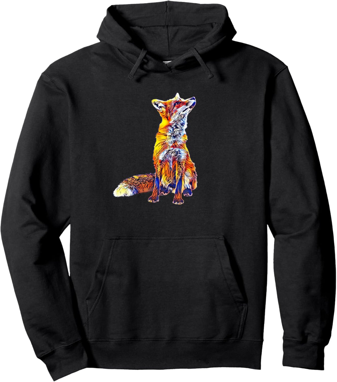 Fuchs Motiv Pullover Hoodie