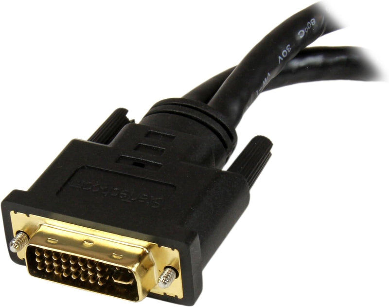 StarTech.com 20cm DVI-I Stecker auf DVI-D Buchse und VGA Buchse Splitter - DVI / HD15 Splitterkabel