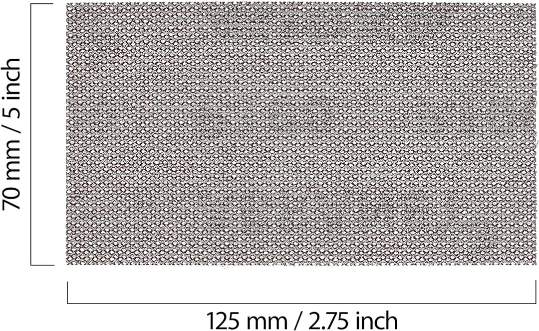 Mirka Abranet Netz-Schleifstreifen 70x125 mm Klett / Korn P180 / 50 Stk / zum Schleifen von Holz, Sp