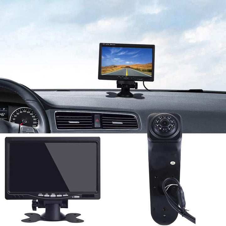 HD Nachtsicht Kamera + 7 Zoll LCD Monitor, Auto Dritte Dach Top Mount Bremsleuchte Transporter Rückf