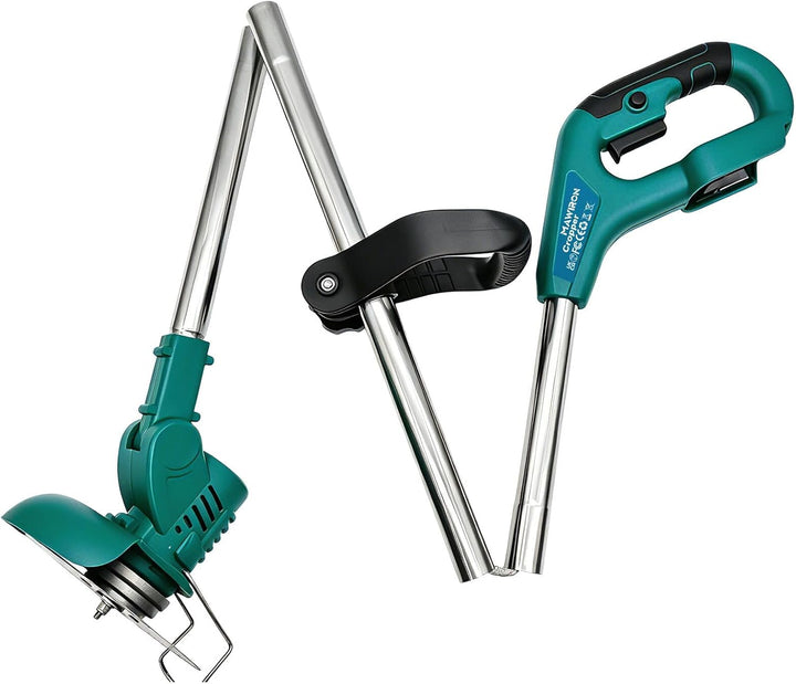 Akku Rasentrimmer, Ersatz für Makita 18V BL1830, inkl.10x Metallklinge &amp; 2X Kreissägeblätter, 90° Dr