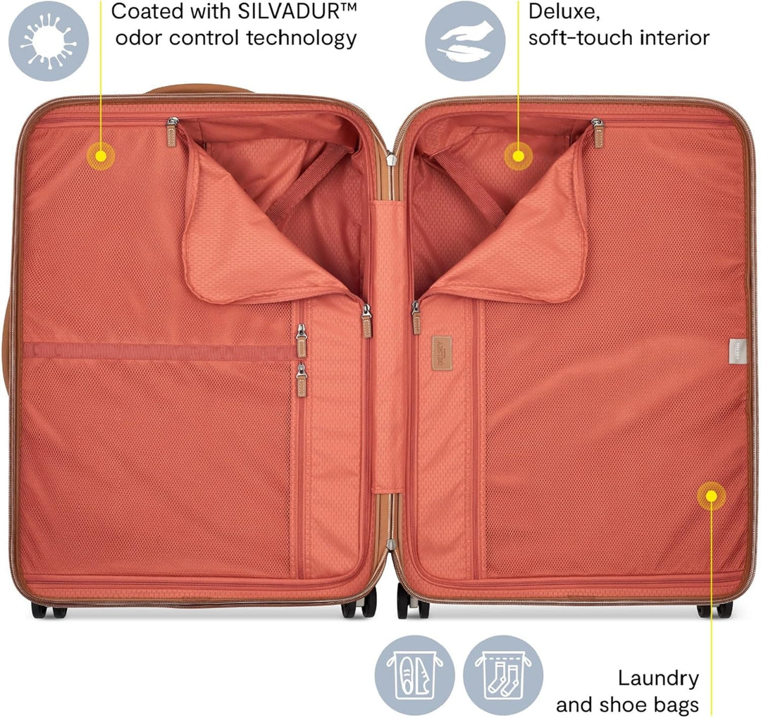 DELSEY Paris Chatelet Hartschalengepäck mit Spinnrollen Carry-on 20 Inch Angora, Carry-on 20 Inch An