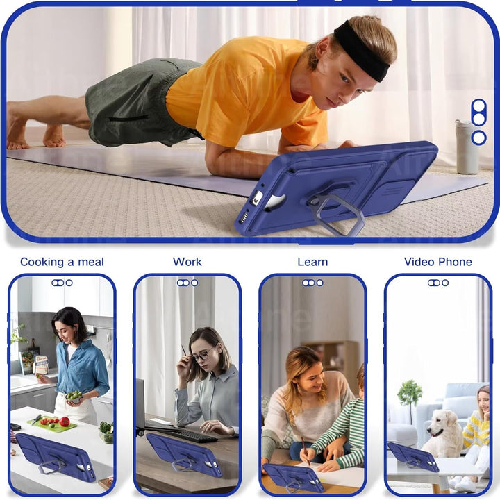 Case für Xiaomi Mi 11 Lite 5G/Mi 11 Lite 4G/Mi 11 Lite 5G NE Handykette Hüll,Slide kameraschutz,Sili