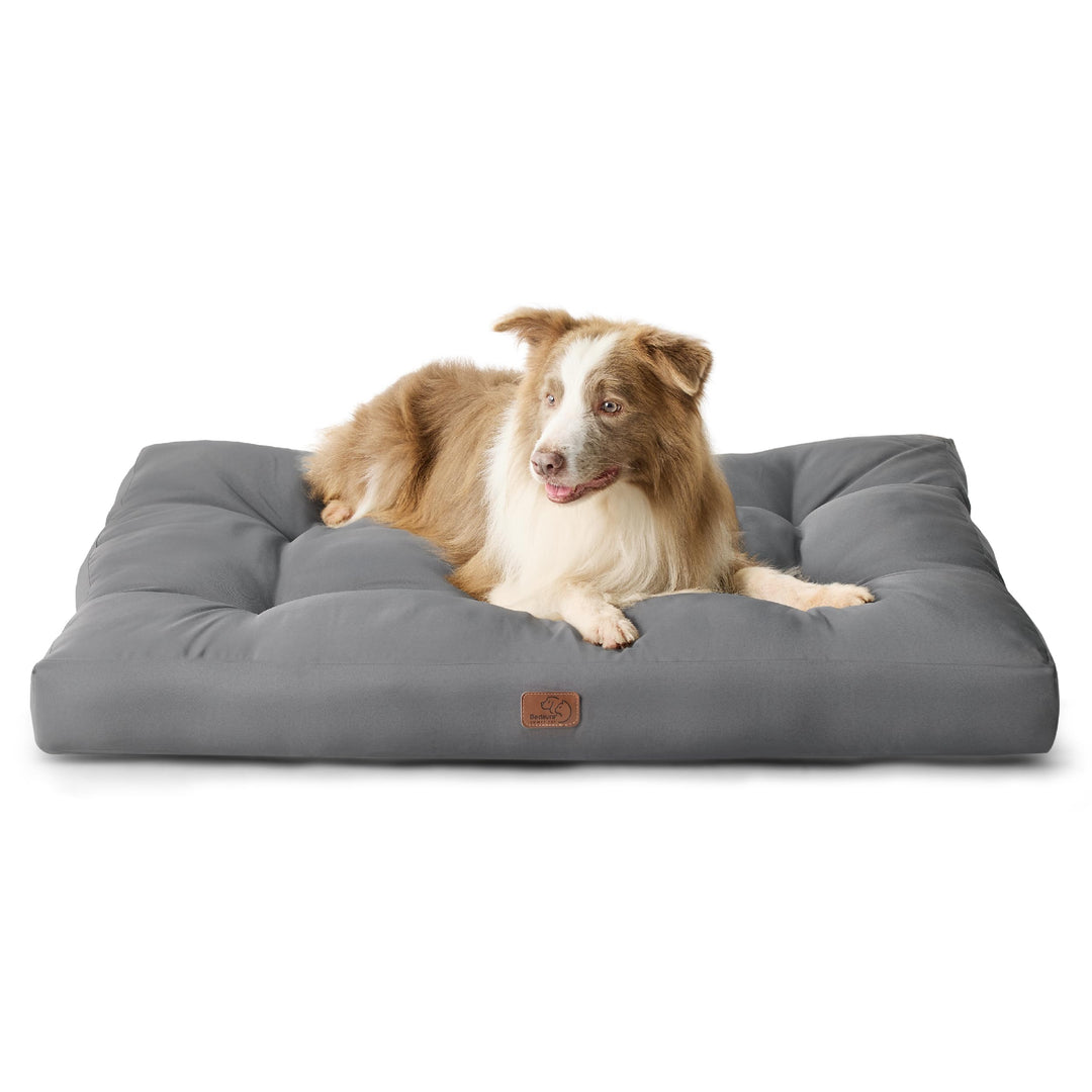 BEDSURE Hundekissen grosse Hunde waschbar - 111x89cm hundematratze wasserdicht XXL für grosse, mitte