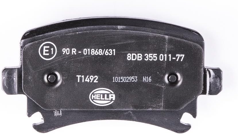 HELLA PAGID 8DB 355 011-771 Bremsbelagsatz - T1492 - Dicke/Stärke: 17.2mm - Bremssystem: Lucas - für