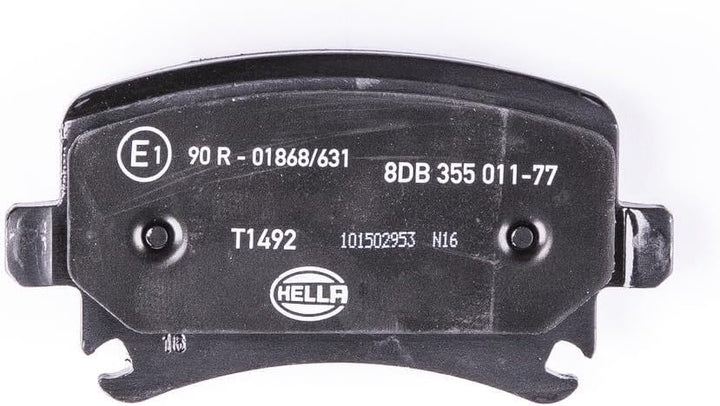 HELLA PAGID 8DB 355 011-771 Bremsbelagsatz - T1492 - Dicke/Stärke: 17.2mm - Bremssystem: Lucas - für