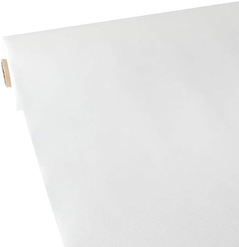 Papstar, Tischdecke, stoffähnlich, Vlies "soft selection" 40 m x 1,18 m weiss, #84196