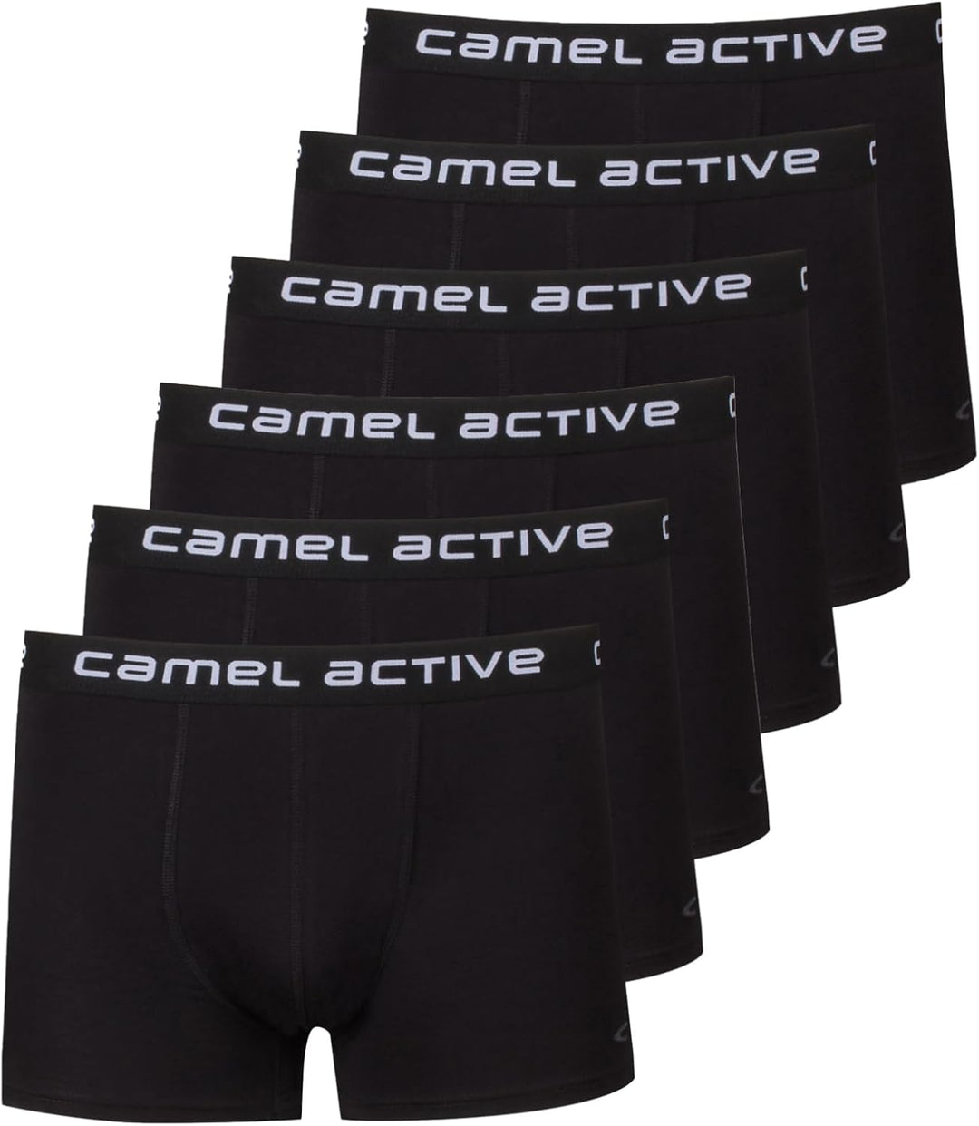 camel active Men Trunks 3er Box 50-52 6 Paar Black, 50-52 6 Paar Black