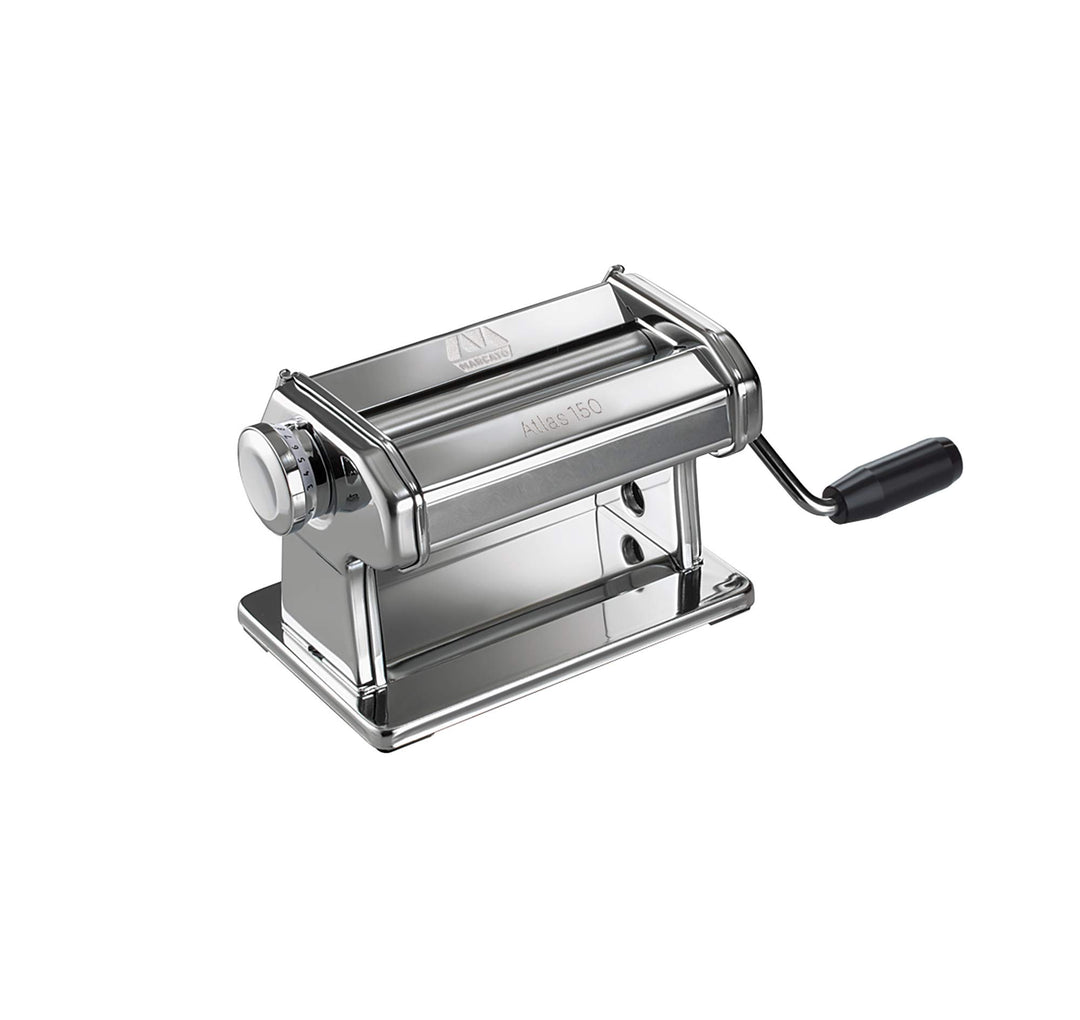 Marcato Atlas 150 Premium Nudelmaschine, Nudelmaschine, Nudelmaschine, Blätter, 10 verschiedene Stär