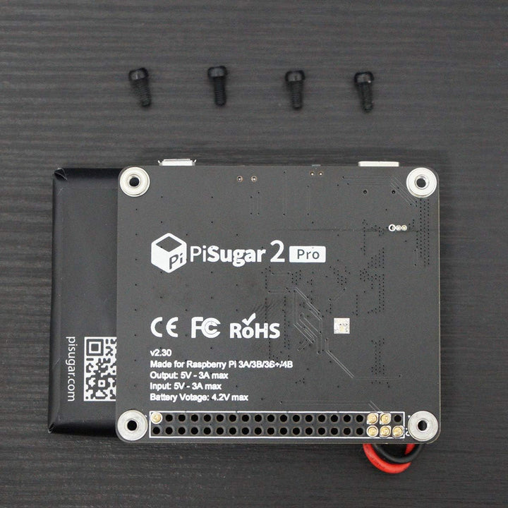 Pisugar 2 Plus Portable 5000 mAh UPS Lithium Battery Power Module Platform for Every Raspberry Pi 3B