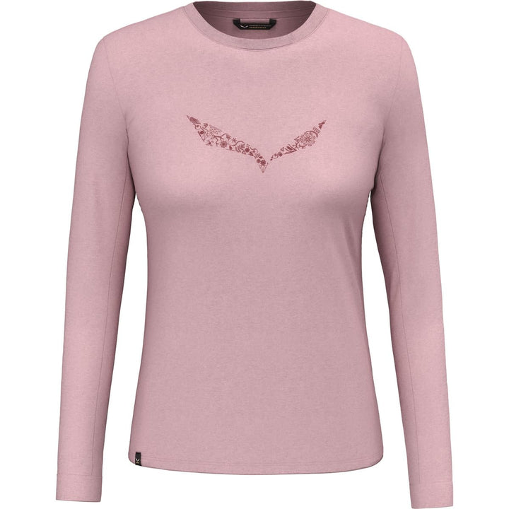 Salewa Damen Solidlogo Dry Longsleeve Tee Women T-Shirt (1er Pack)
