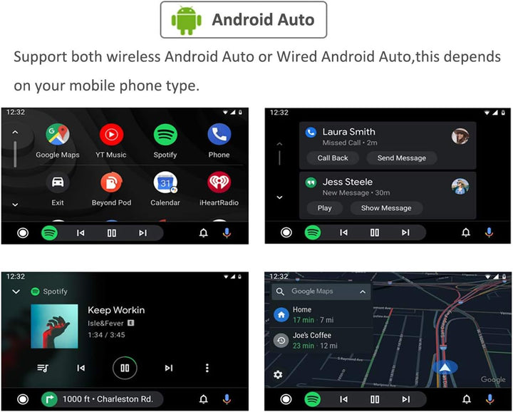 Road Top Wireless Carplay Android Auto Retrofit Kit Decoder für Mercedes Benz GLC C V A B Serie W205