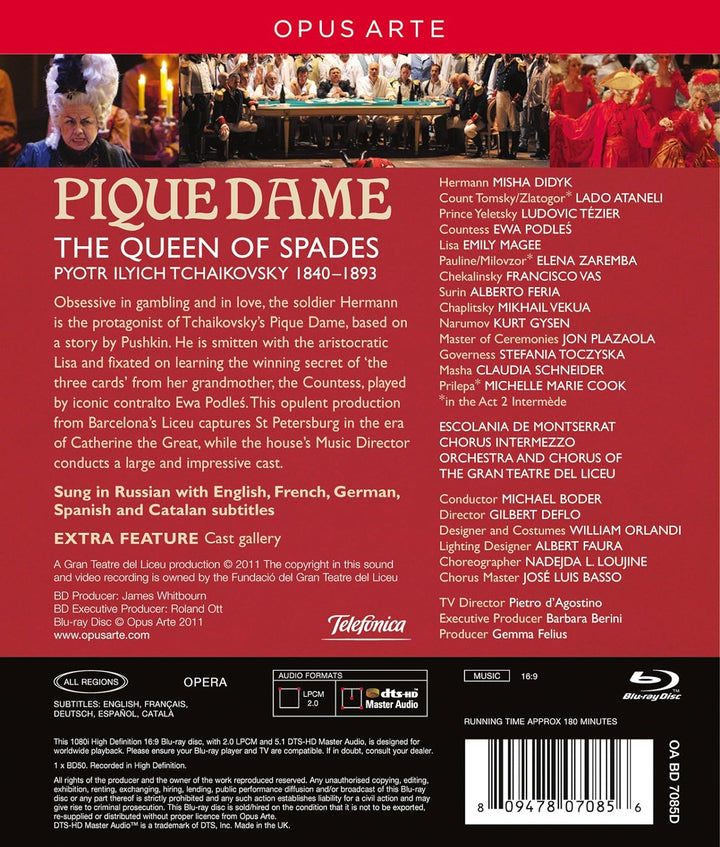 Tschaikowsky: Pique Dame, Blu-ray