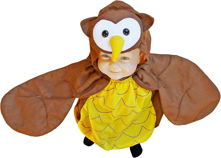 Eulen-Kostüm, F68 74-134, Baby Babies Klein-Kind Kinder-, Eule Uhu Vogel Wald-Tier Kostüm-e Fasching