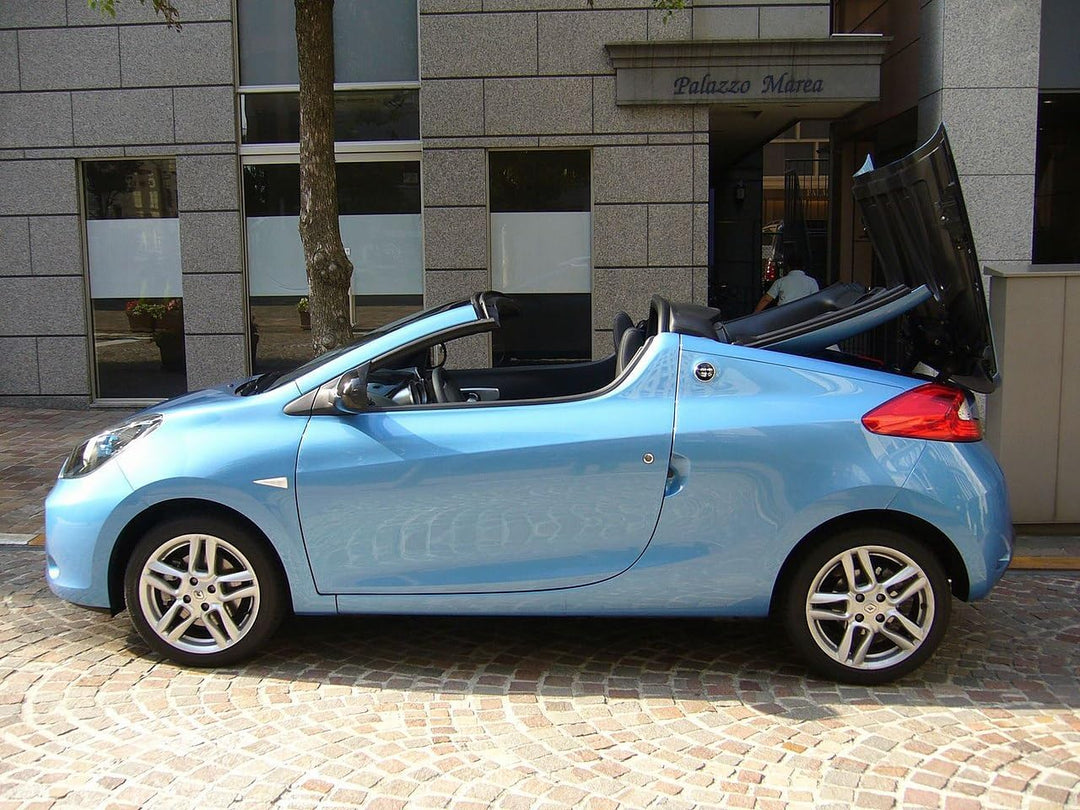 Il Tappeto Auto Fussmatten aus Teppichstoff, Farbe: Schwarz, rutschfest, zweifarbiger Rand, mit Gumm