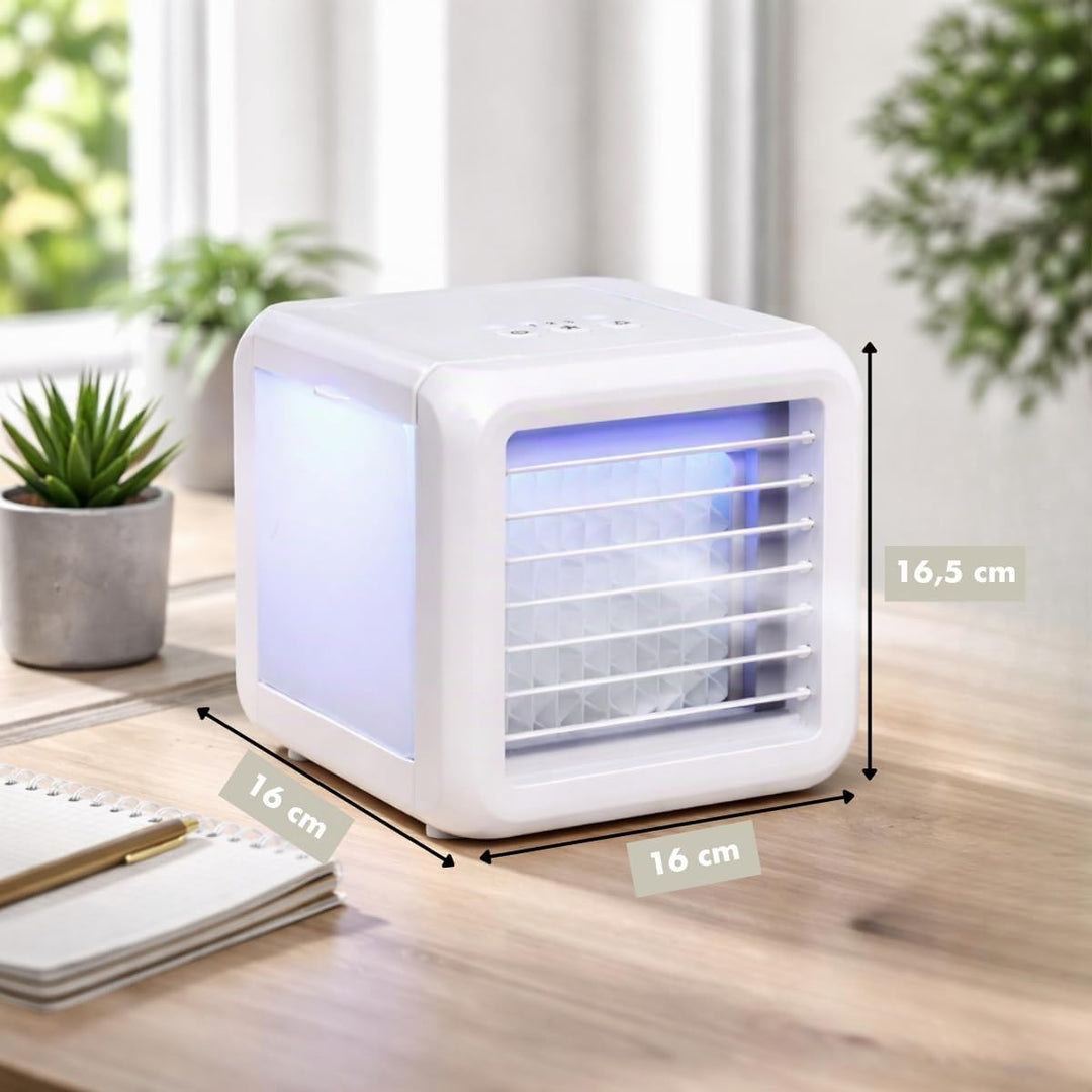 Mini Air Cooler - Mobile Klimaanlage ohne Abluftschlauch Ventilator mit Wasserkühlung - Luftbefeucht