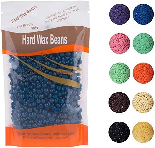 Wachswärmer Wachs Haarentfernung Waxing Kit mit 4X100g Wachsperlen,Schmerzloses Wachserhitzer Haaren