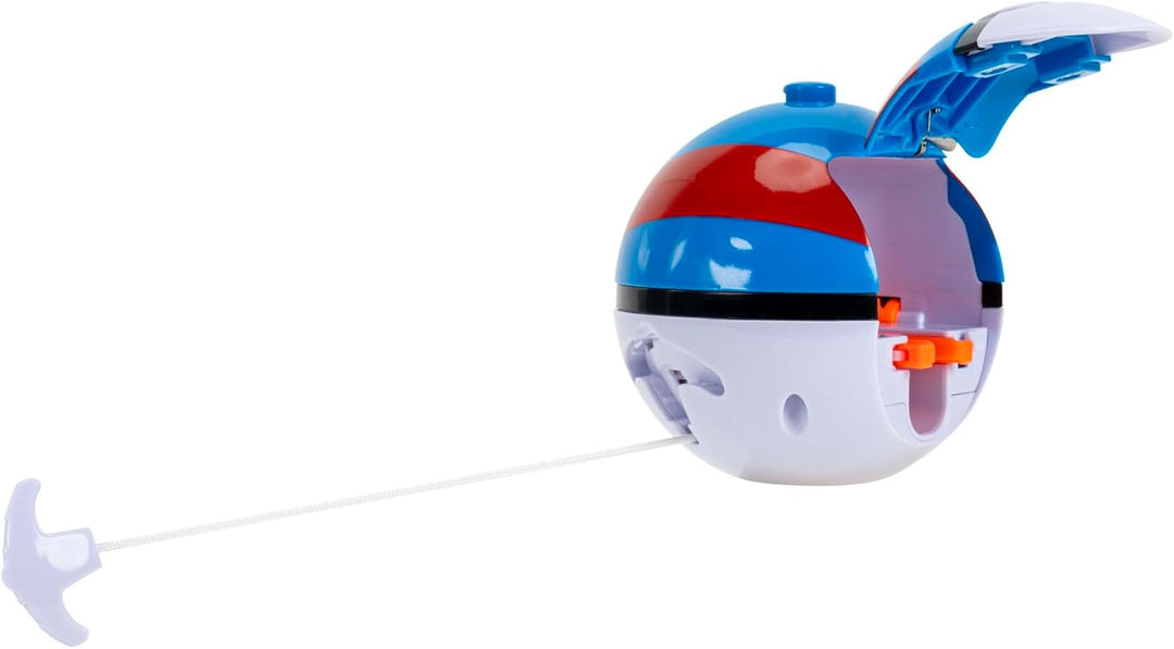 Pokémon PKW4936 Pikachu Battle Spinner Pack | Battle Spinner mit Superball-Launcher