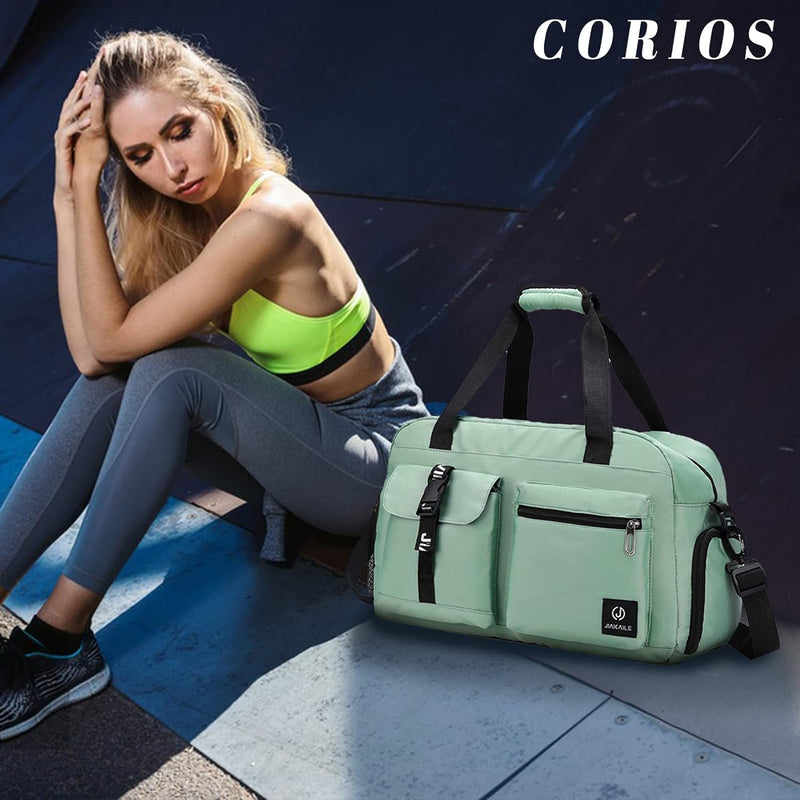 CORIOS Gross Sporttasche für Herren/Damen Reisetaschen Duffle Bag Oxford Schwimmtasche Fitnesstasche