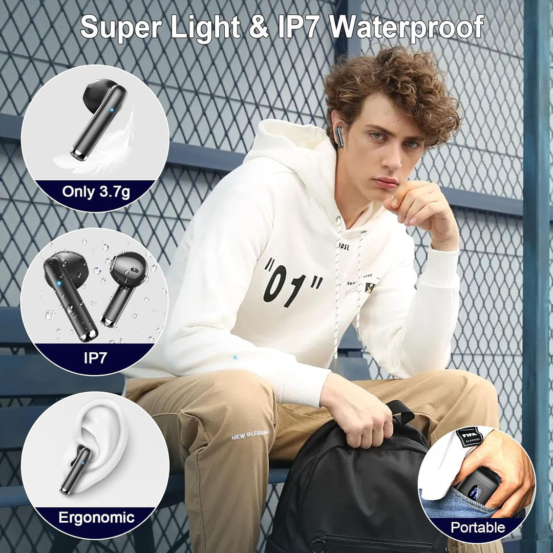 Drsaec Bluetooth 5.4 Kopfhörer, In Ear Kopfhörer Kabellos Bluetooth 2026 Neu Kabellose Kopfhörer mit