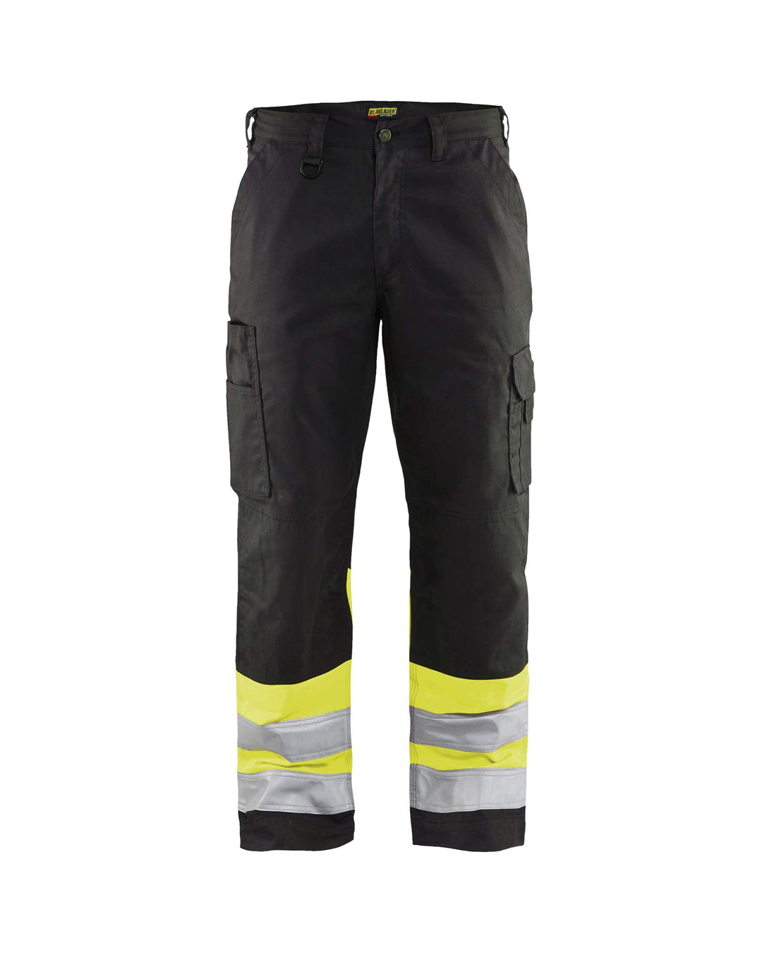 Blaklader 15641811 Hose mit hoher Sichtbarkeit, Schwarz/Gelb, grootte D120 D120 Black / Yellow, D120