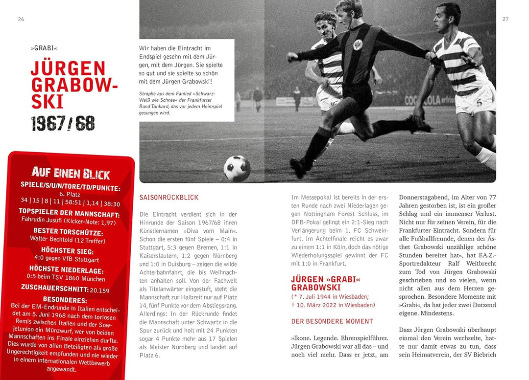Legenden der Eintracht: 60 Spieler aus 60 Jahren Bundesliga, Taschenbuch