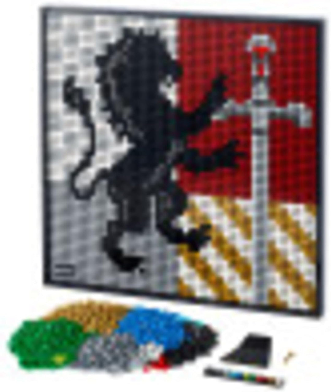 LEGO Art Harry Potter Hogwarts Crests 31201 Building Kit; Perfect for Adults Who Love Hobbies and Co