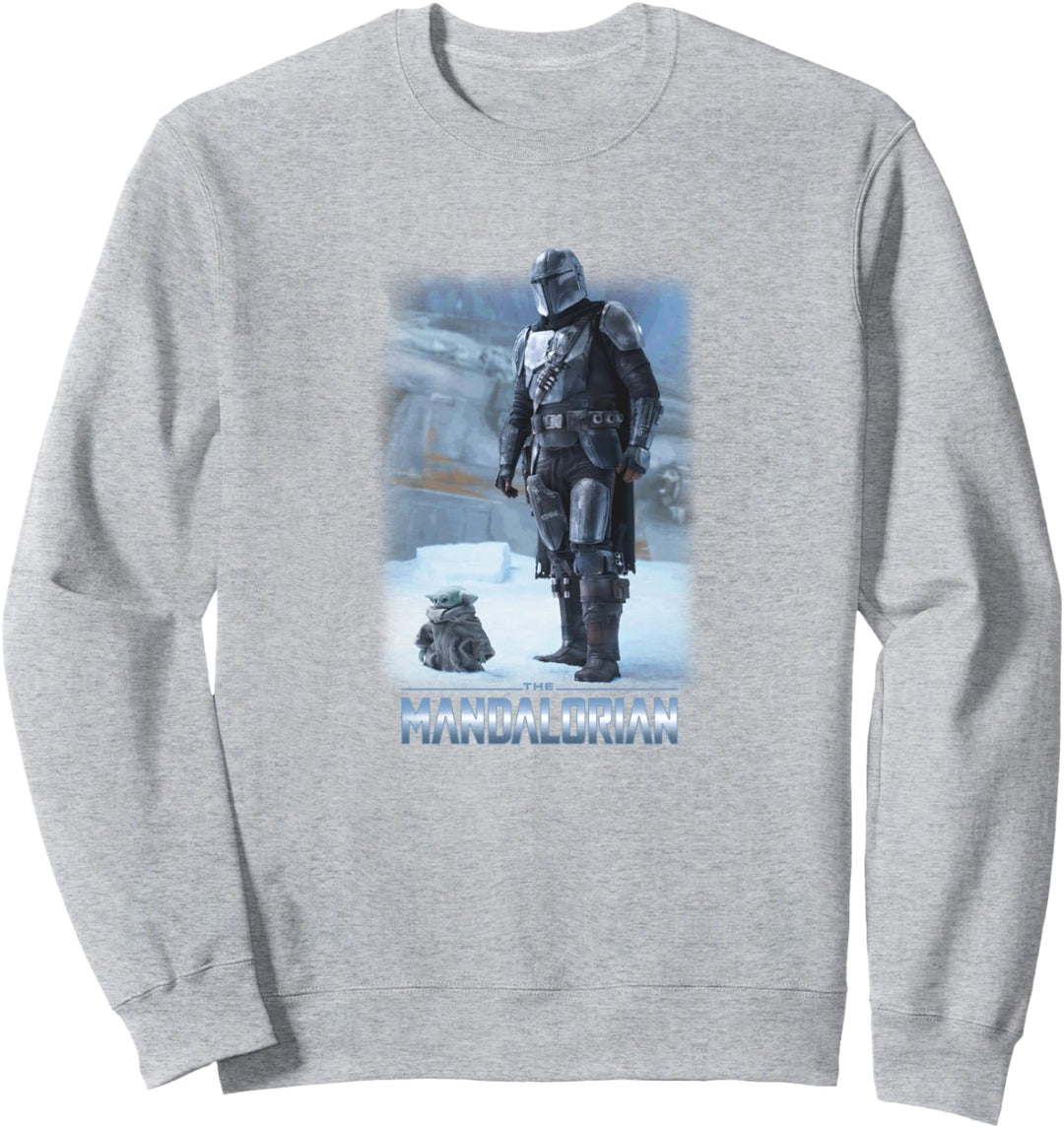 Star Wars: The Mandalorian & The Child Icy Portrait R12 Sweatshirt